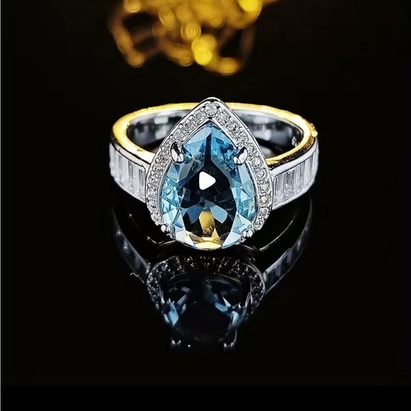 New 925 Silver Elegant Promise Jewelry  Ring - Picture 2 of 5